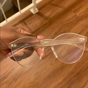 Clear glasses